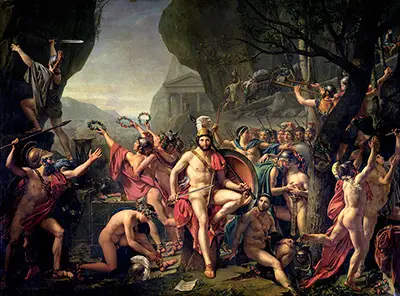 Leonidas at Thermopylae Jacques Louis David